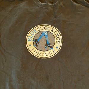 Ithaca Bluestockings roller derby XL T-shirt